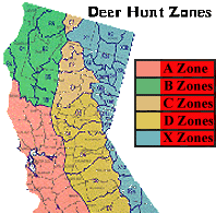 Deer Hunt Zone Map